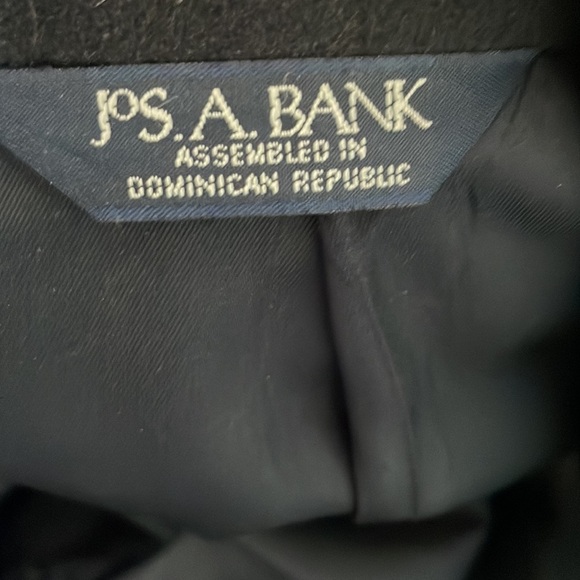 Jos A Bank Camel Hair Sportcoat Jacket Blazer Single Breasted Navy Blue Men 43R - Picture 5 of 5